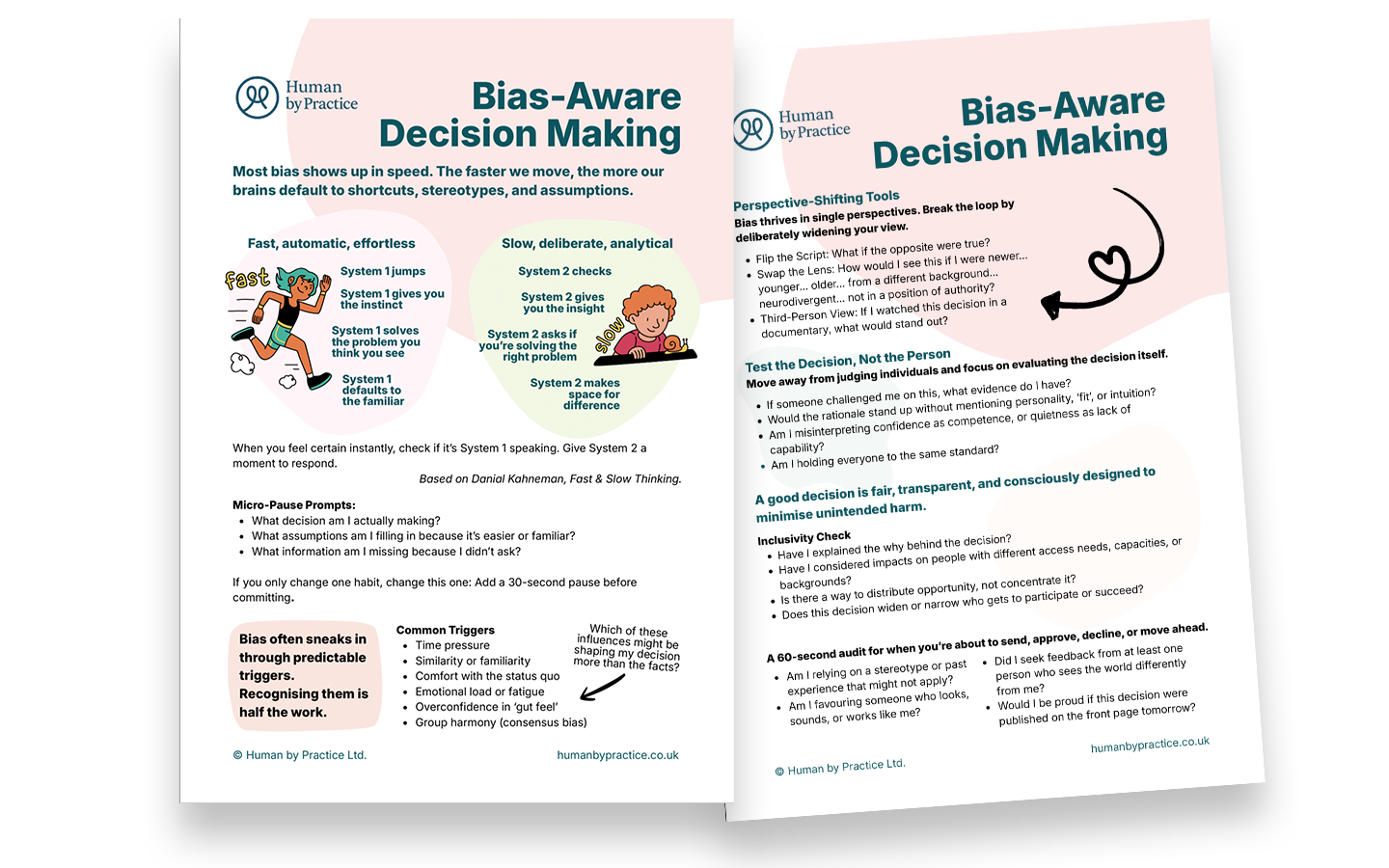 Bias-Aware Decision Making
