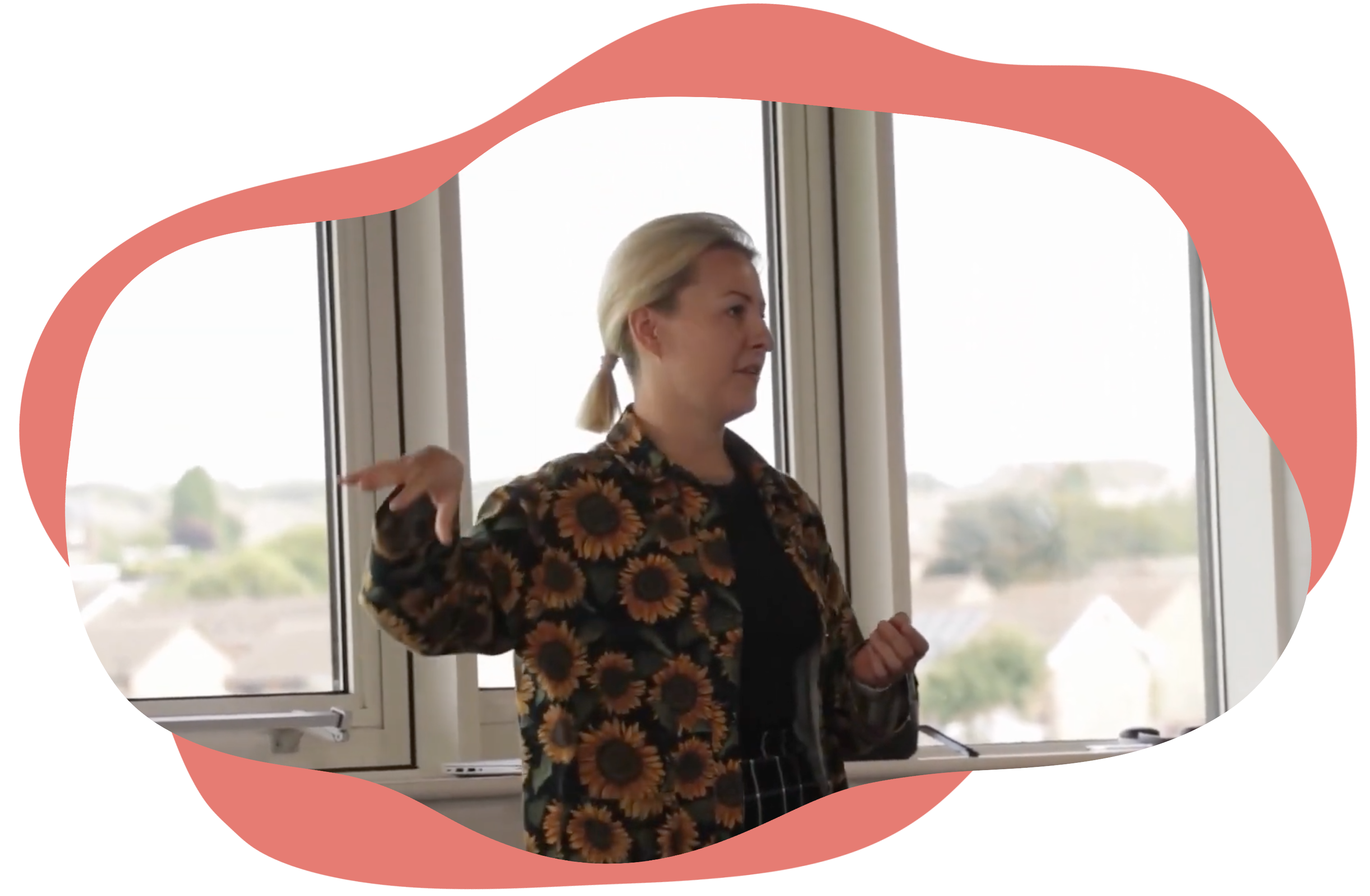 Jess Sandham presenting culture diagnostic insights