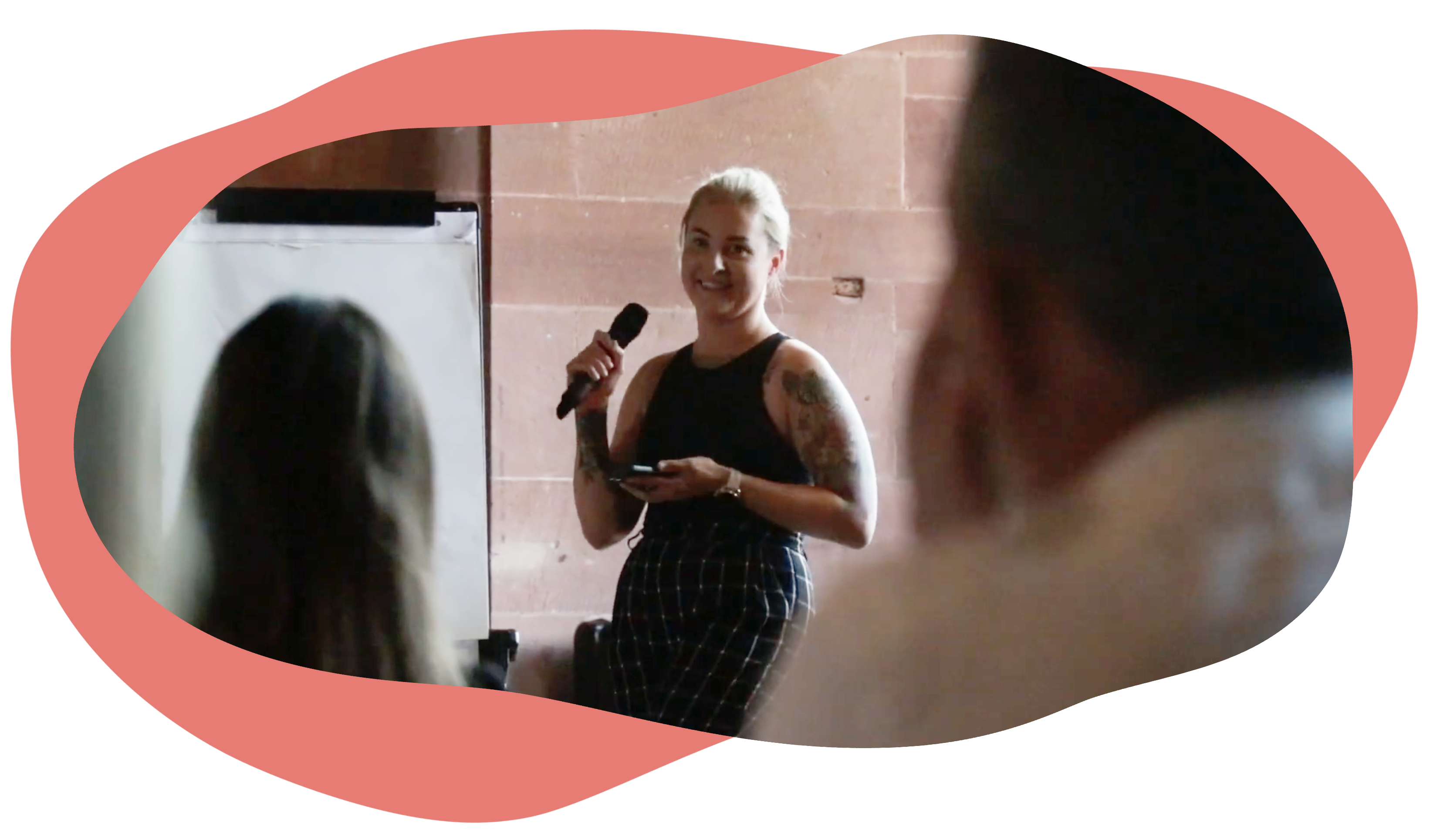 Jess Sandham facilitating a learning event