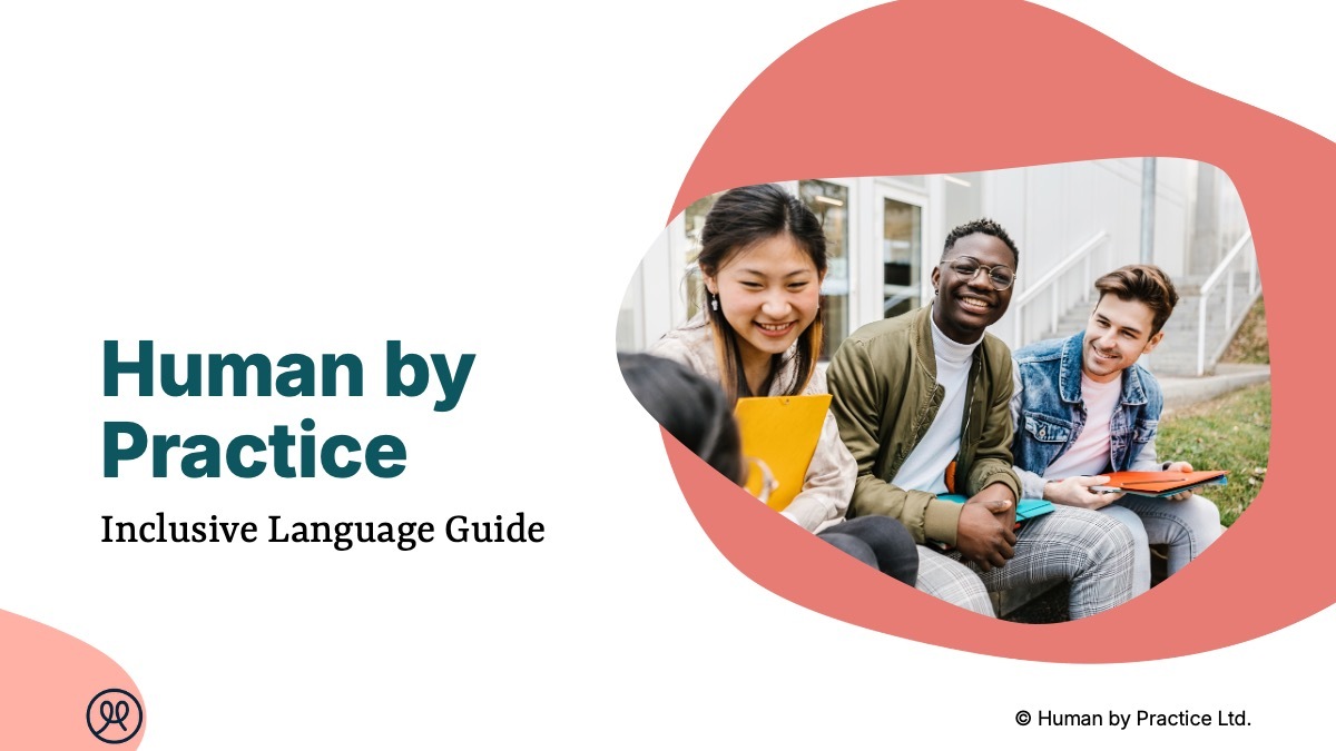Inclusive Language Guide preview (front page) Inclusive Language Guide preview (front page)