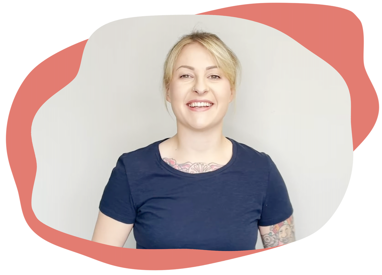 Jess on a white background